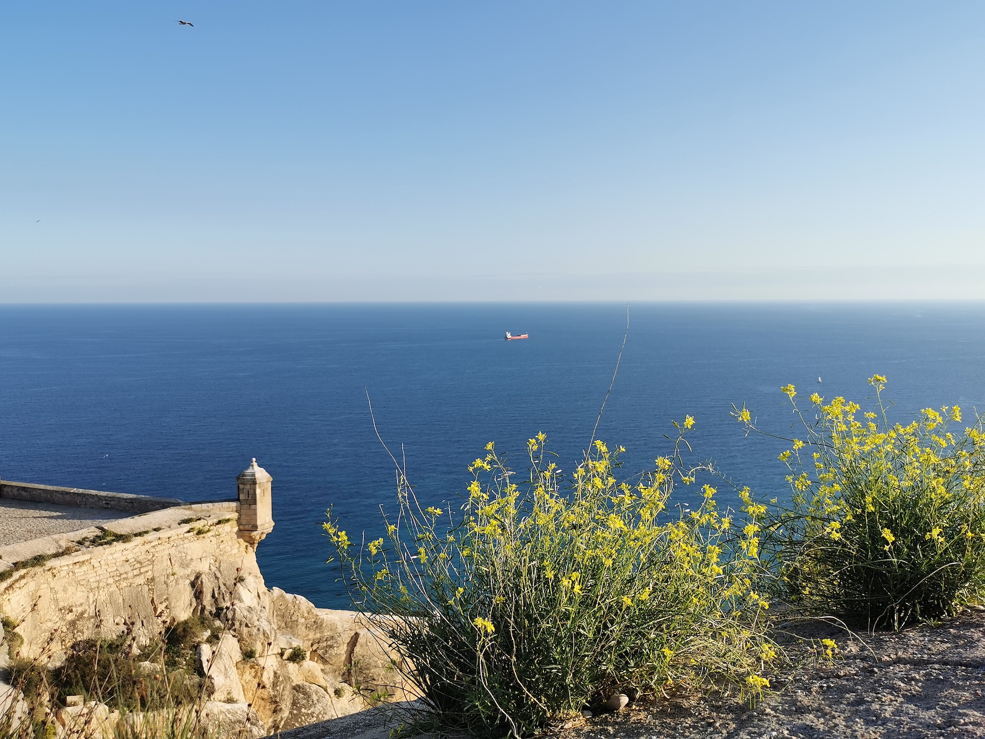 view of sea in Alicante